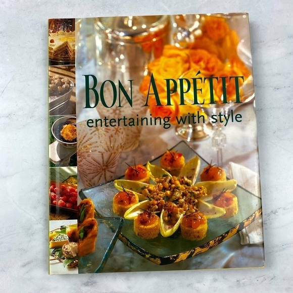 Bon Appetit Entertaining With Style Editors Hardcover Recipe Cookbook‎ - Picture 1 of 4